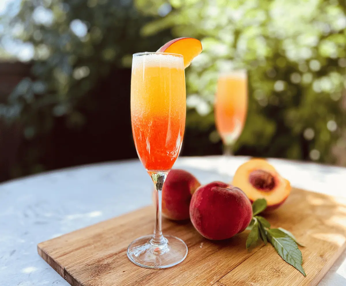 Easy Peach Bellini Recipe for Summer Cheers