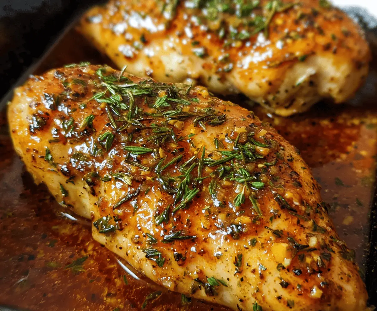 Easy Baked Honey Dijon Chicken Recipe