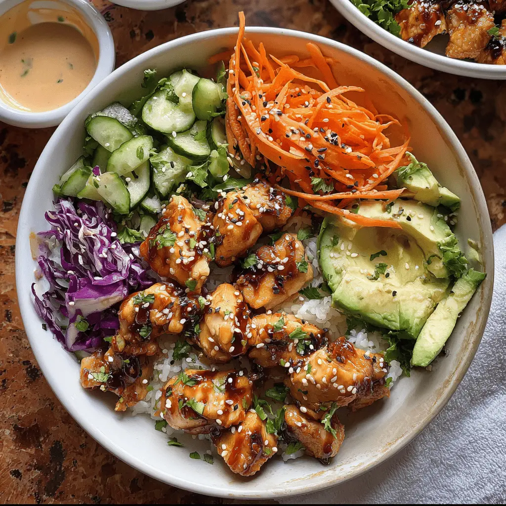 Easy Bang Bang Chicken Bowl Recipe
