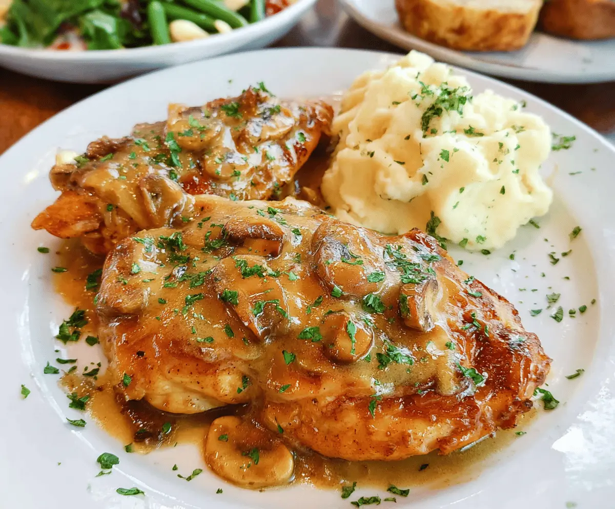 Easy Texas Roadhouse Smothered Chicken Recipe