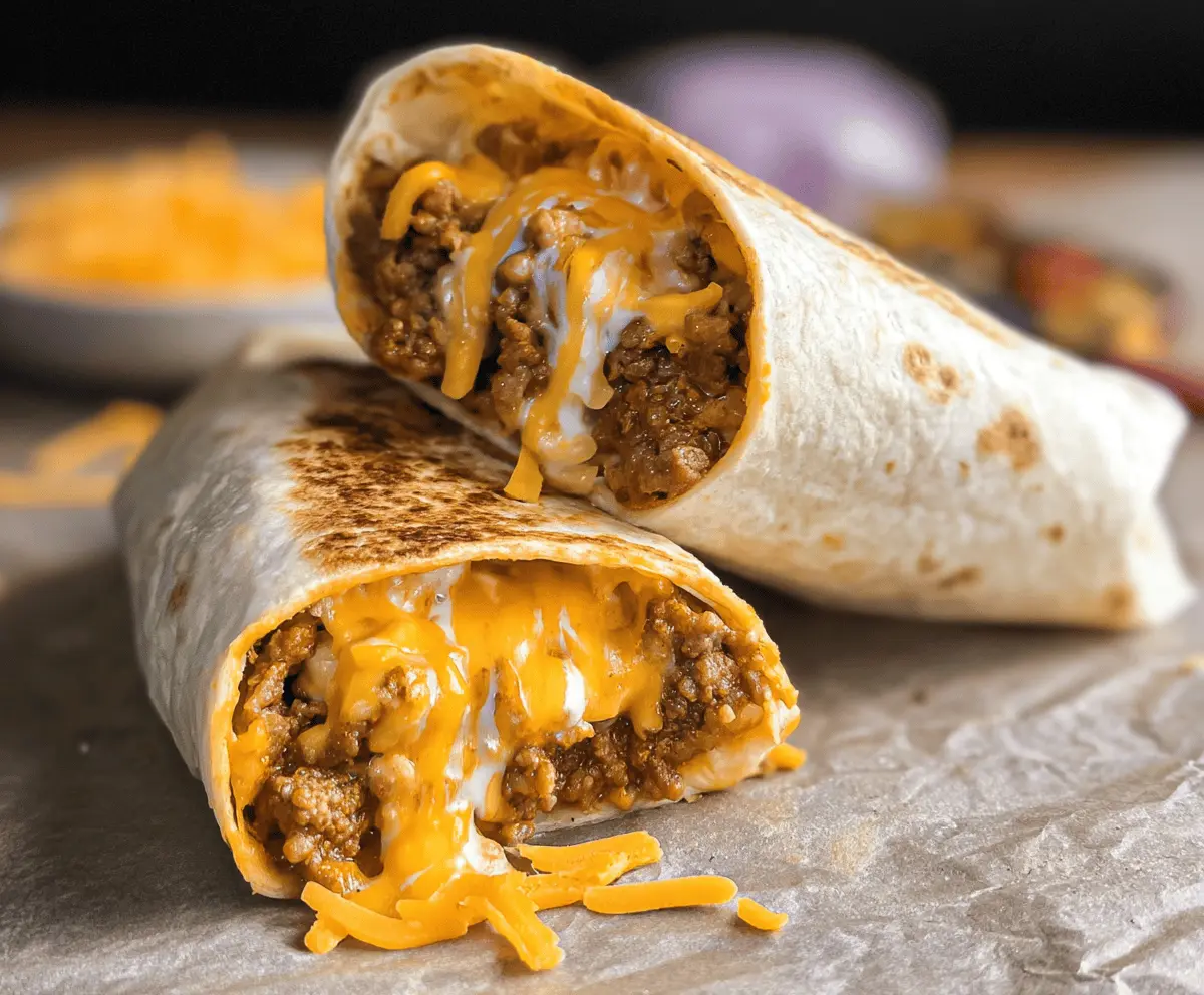Easy Beefy Melt Burrito Recipe from Taco Bell