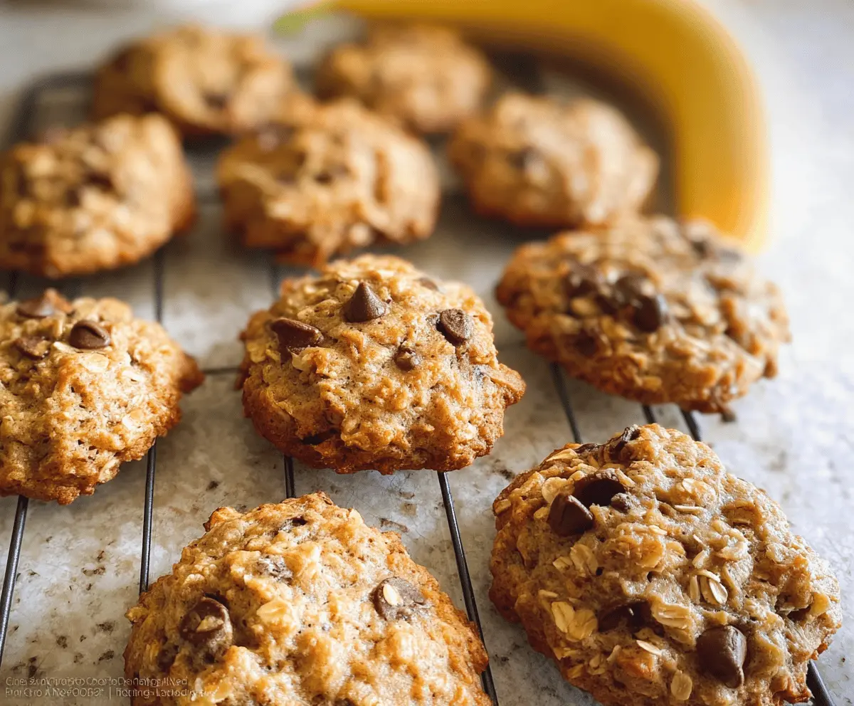 Easy Chewy Banana Oatmeal Cookies Recipe