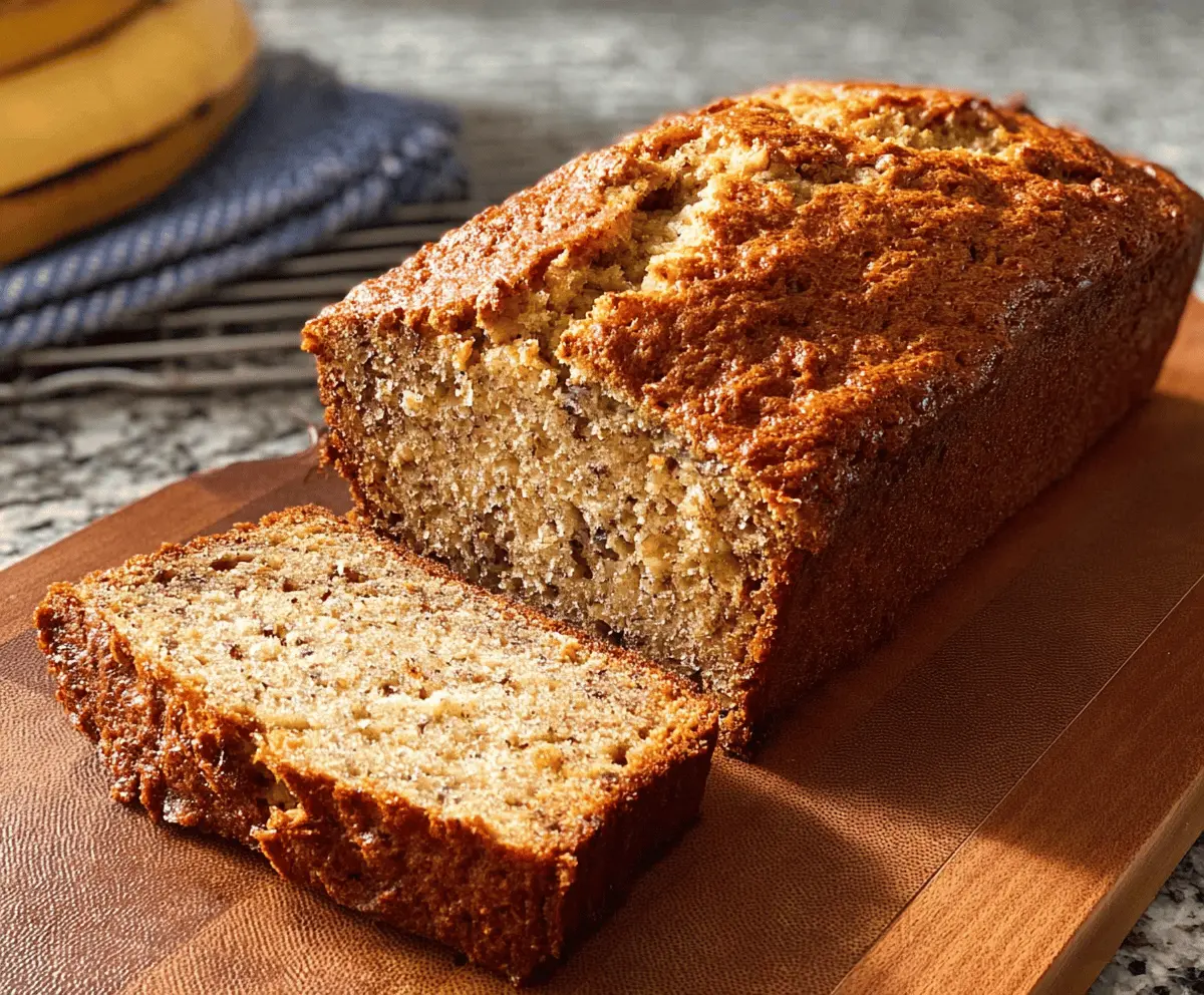 Moist Sour Cream Banana Bread Recipe