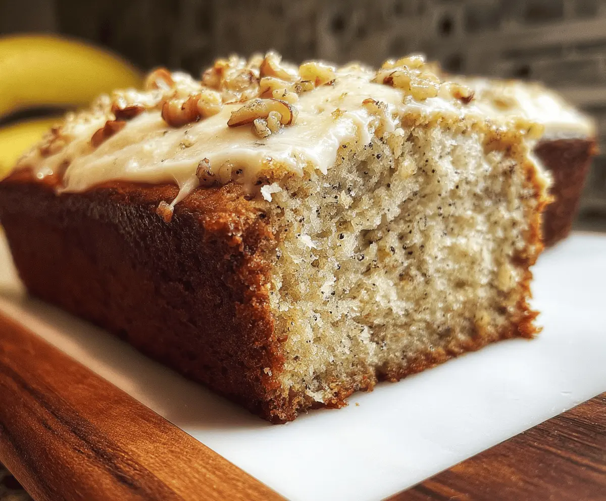 Moist and Easy Banana Bread Cake Recipe