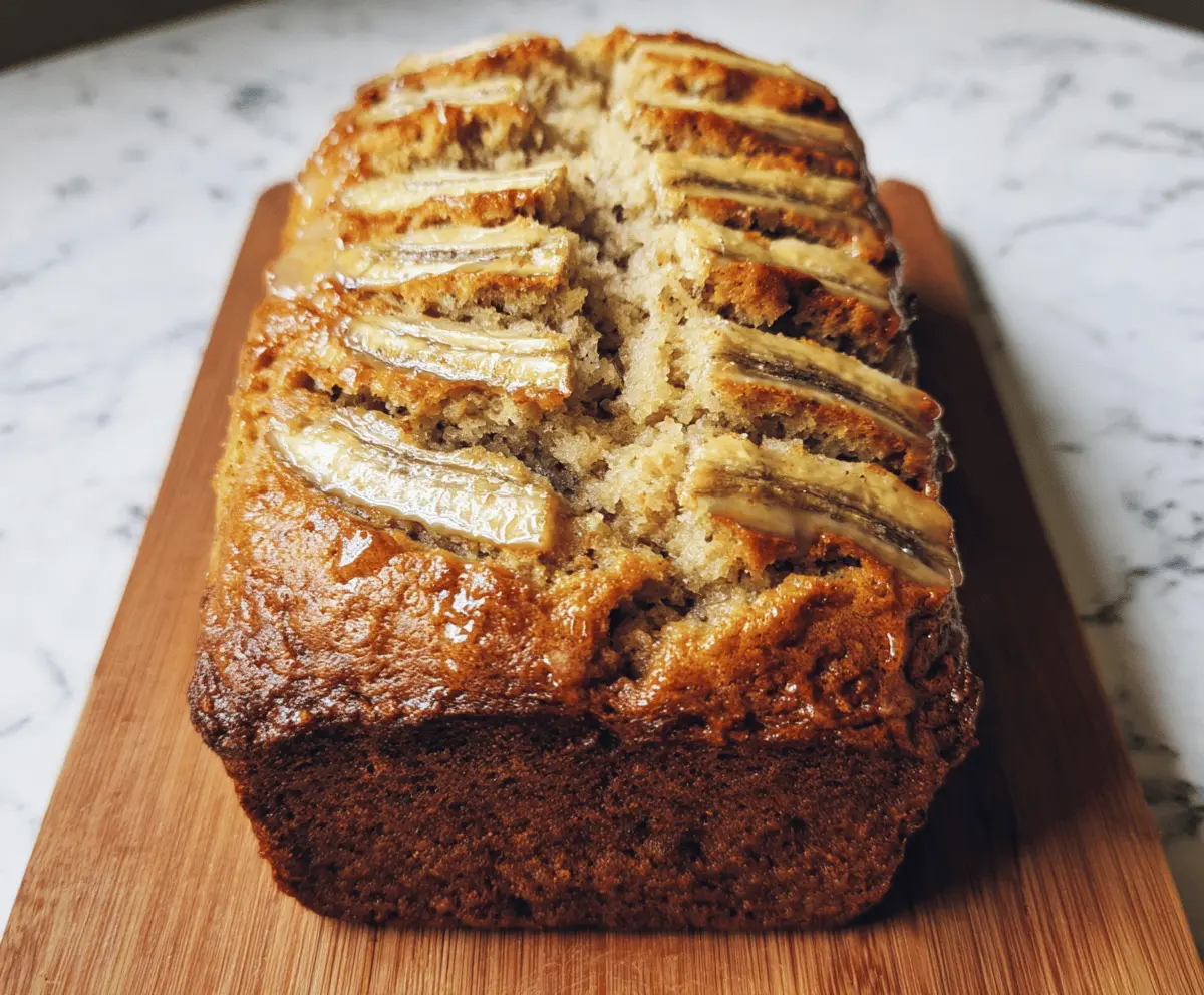 Moist Honey Vanilla Banana Bread Recipe