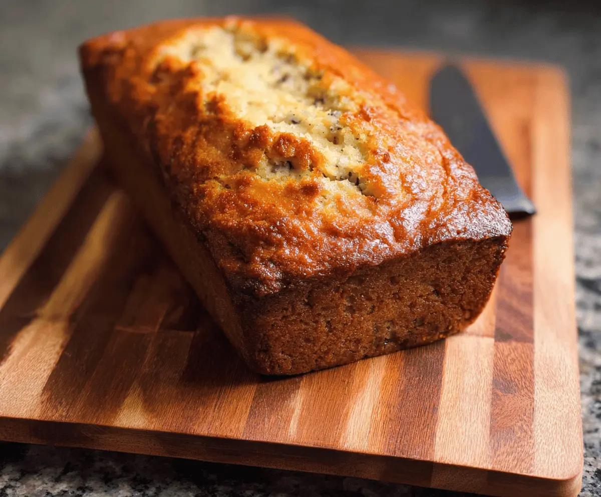 Moist Buttermilk Banana Bread Recipe