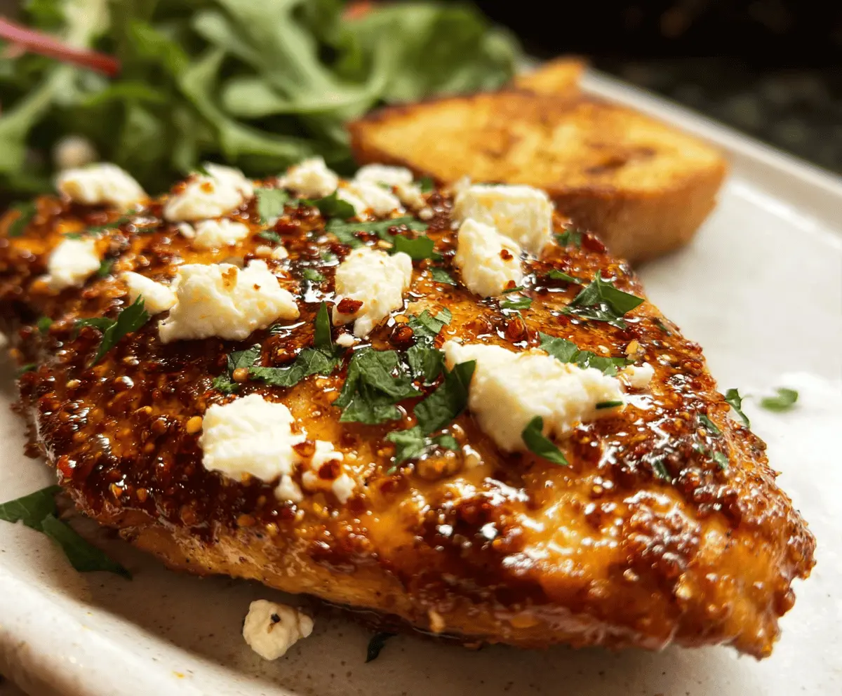 Easy Hot Honey Feta Chicken Recipe