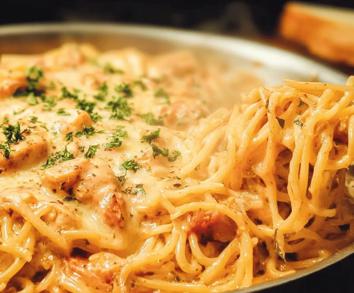 Creamy Chicken Spaghetti Recipe for Easy Dinner