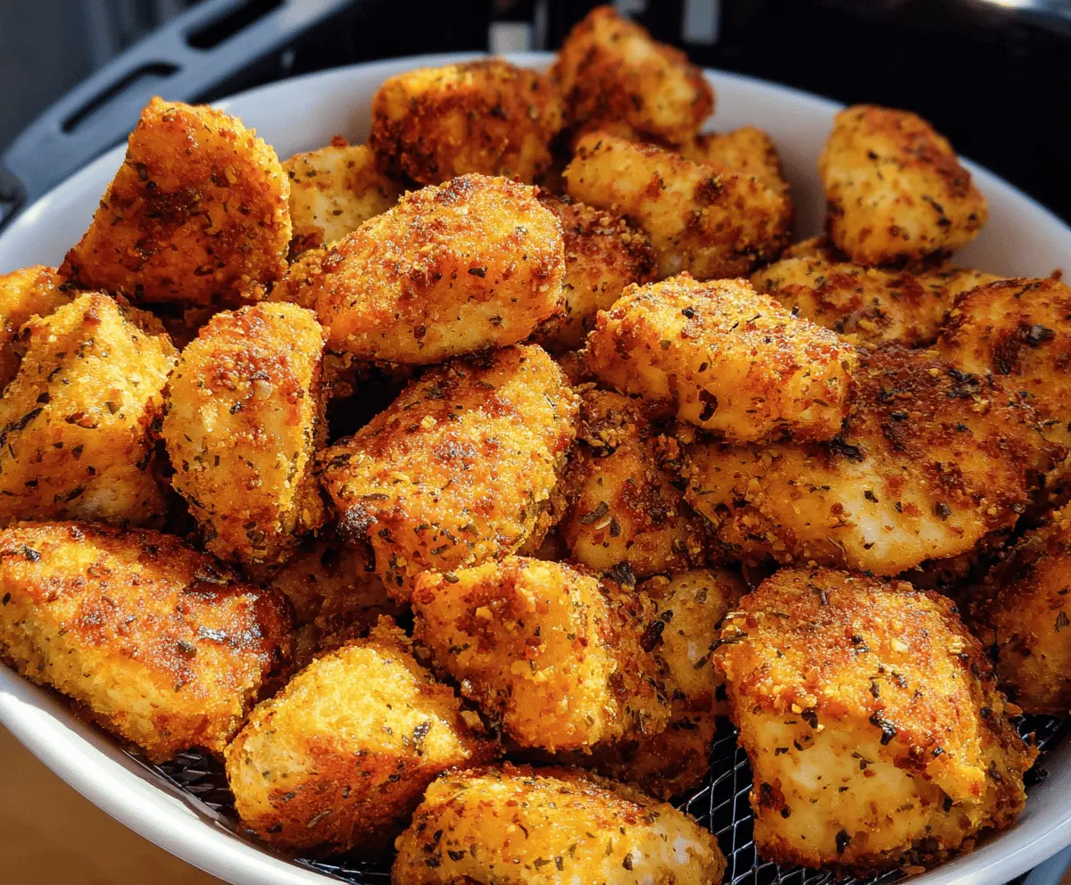 Crispy Air Fryer Ranch Chicken Bites