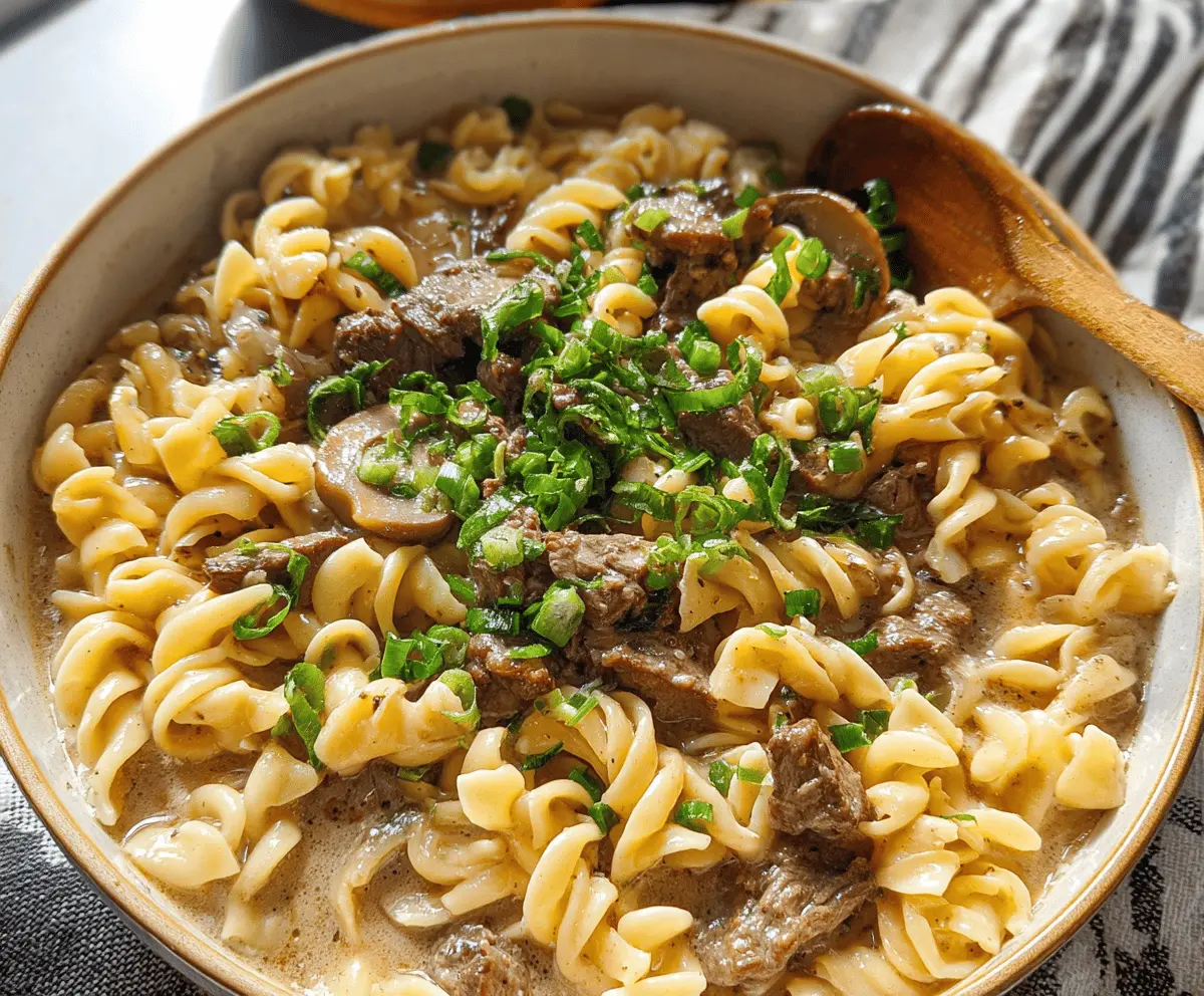 Quick and Easy 30-Minute Beef and Noodles