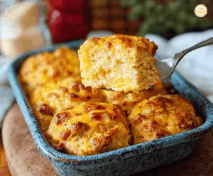 Golden Breakfast Butter Swim Biscuits served on a white plate with a crispy crust and fluffy interior.