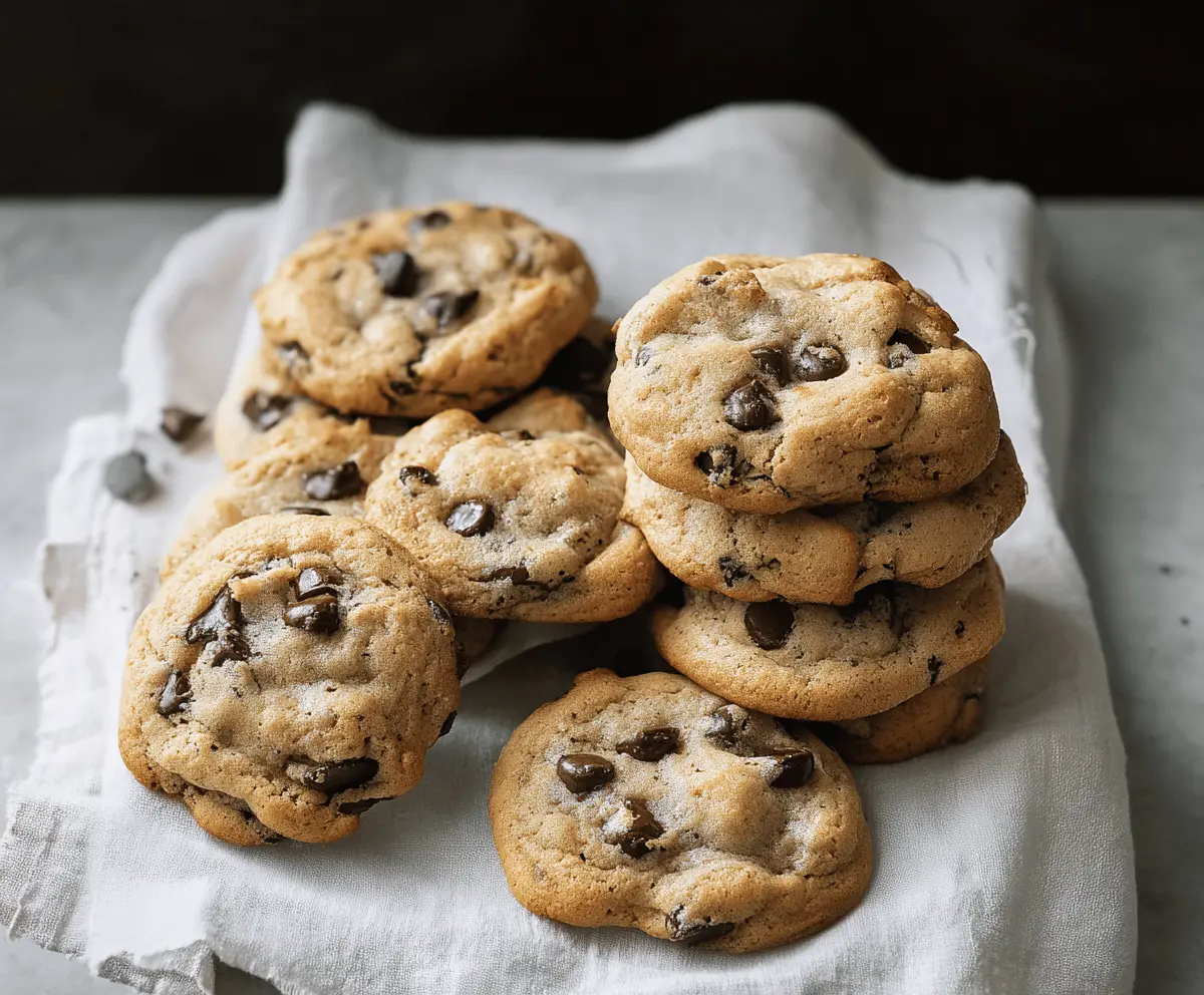 Joanna Gaines Chocolate Chip Cookies fresh out of the oven, golden and gooey