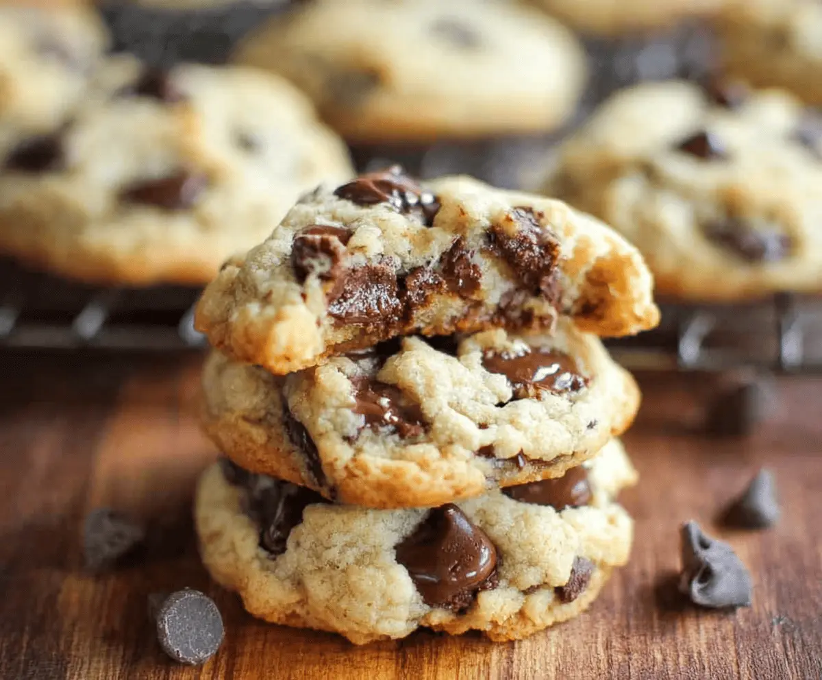 Delicious soft-batch cookies with cream cheese and chocolate chips on a baking tray.