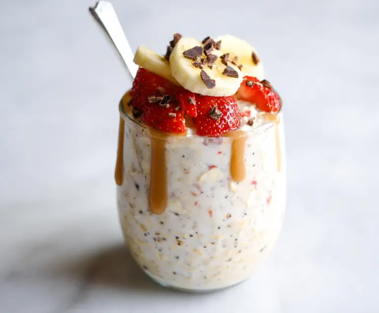 Banana Split Overnight Oats