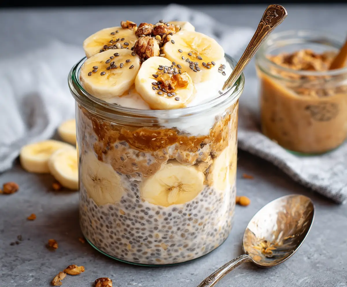 Banana Chia Overnight Oats