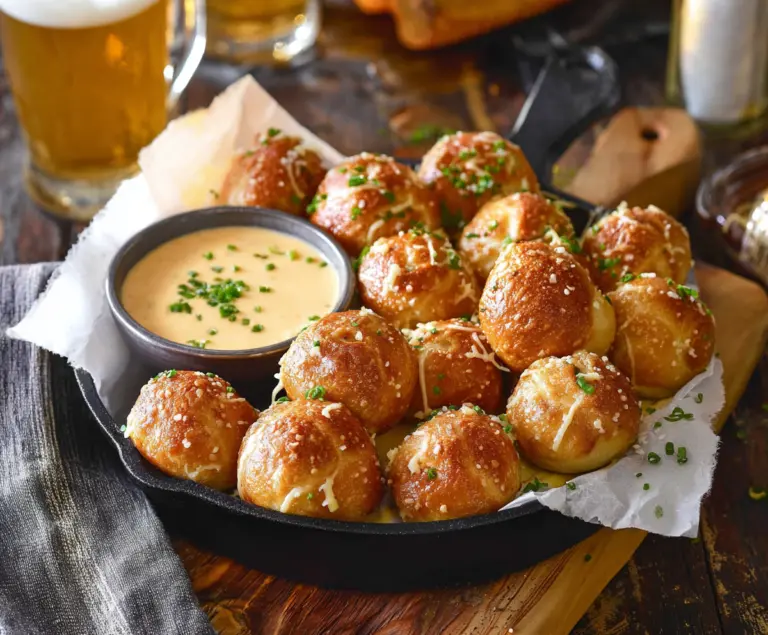 Pretzel Bites And Beer Cheese