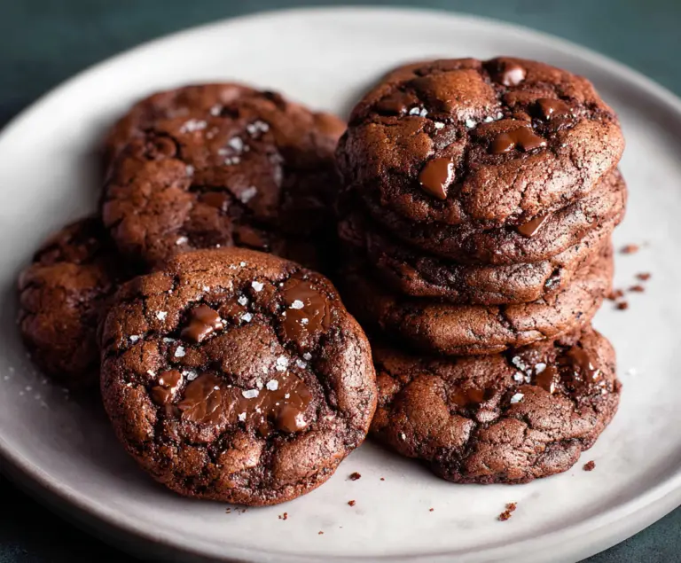 Sourdough Discard Chocolate Brownie Cookies