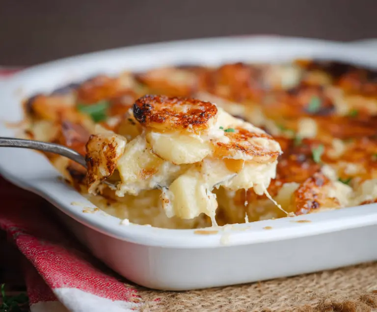 Cheesy Delmonico Potatoes Casserole