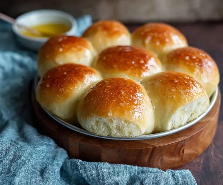 Honey Butter Sourdough Discard Rolls