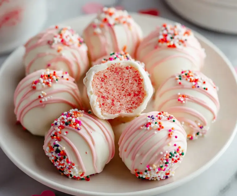 Strawberry Cake Balls