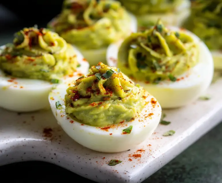 Avocado Deviled Eggs